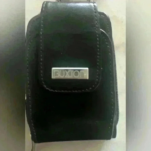 Buxton mini crossbody convertible belt bag leather wallet multi pockets slots - Picture 2 of 7